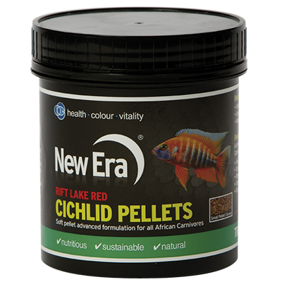 chichlid pellets green
